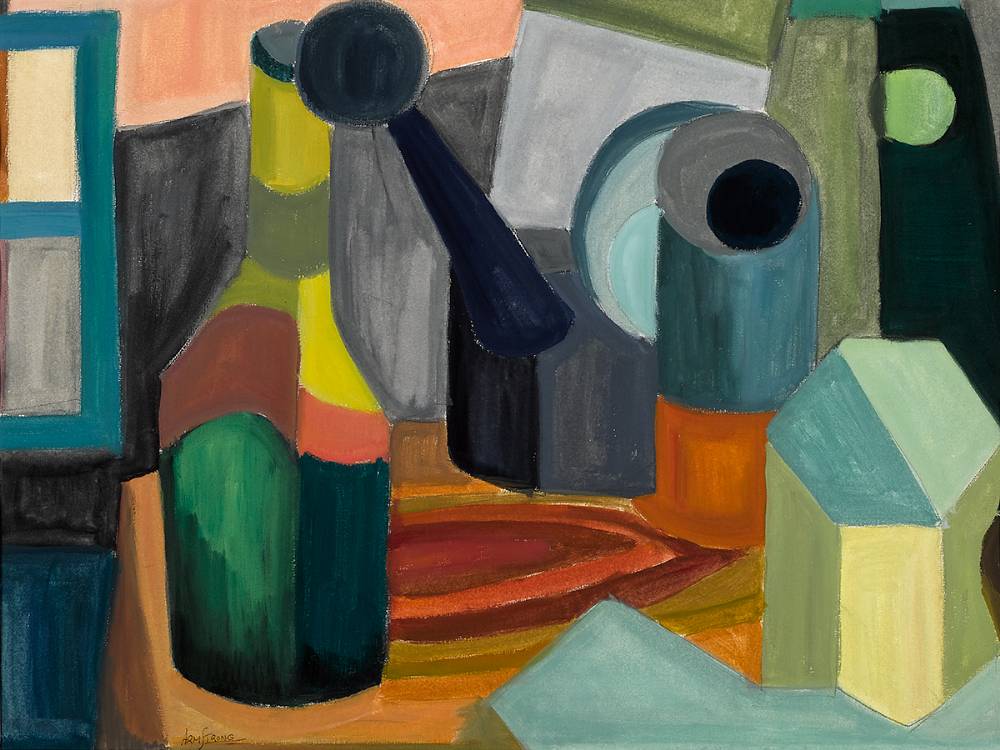 STILL LIFE WITH BOTTLE by Arthur Armstrong sold for 1,400 at Whyte's Auctions