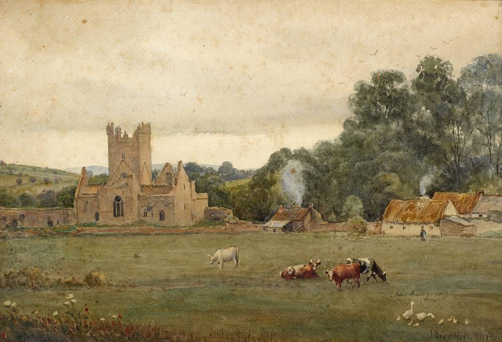 JERPOINT ABBEY, 1907 by Joseph Poole Addey sold for 320 at Whyte's Auctions