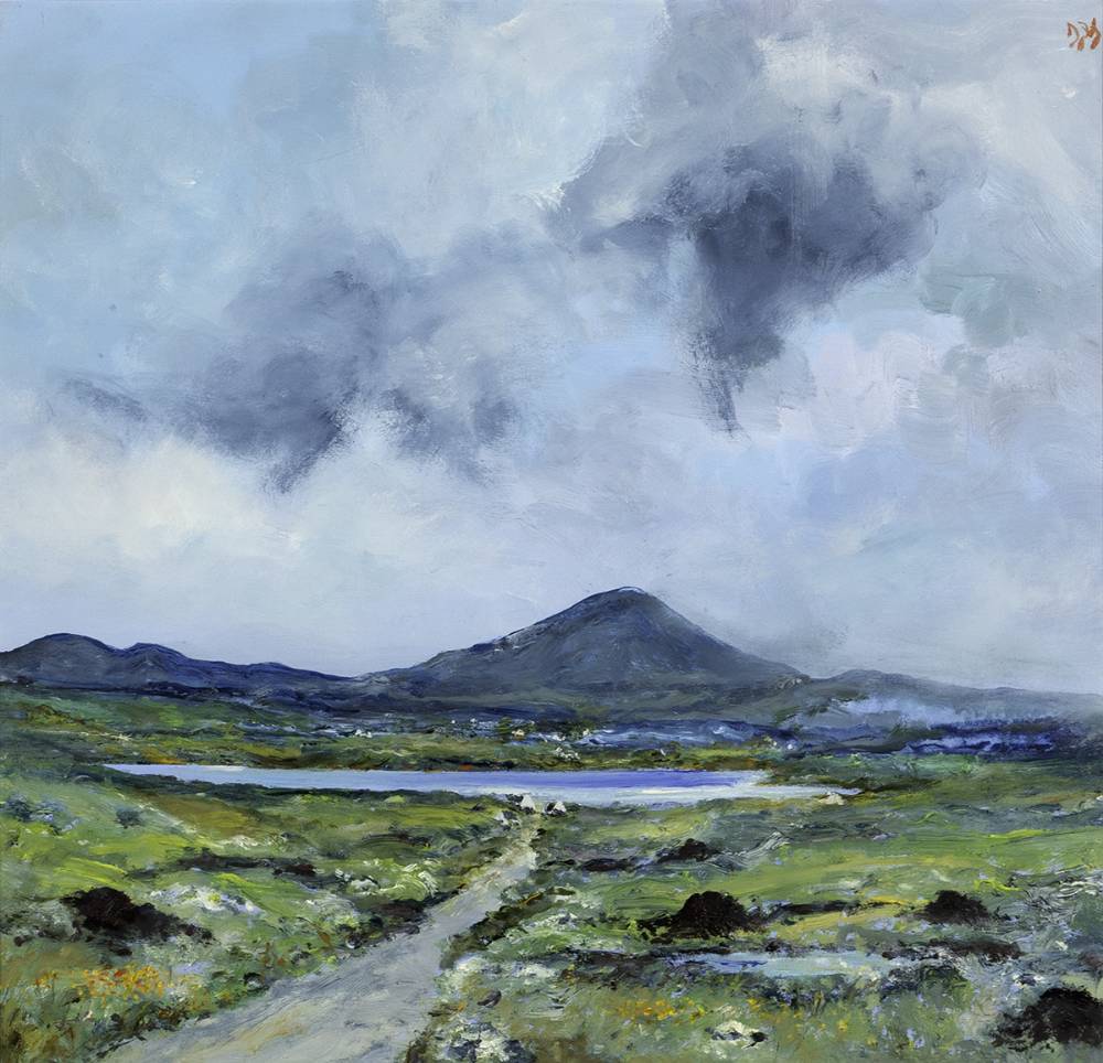 PASSING SHOWERS, DONEGAL by David Gordon Hughes sold for 440 at Whyte's Auctions