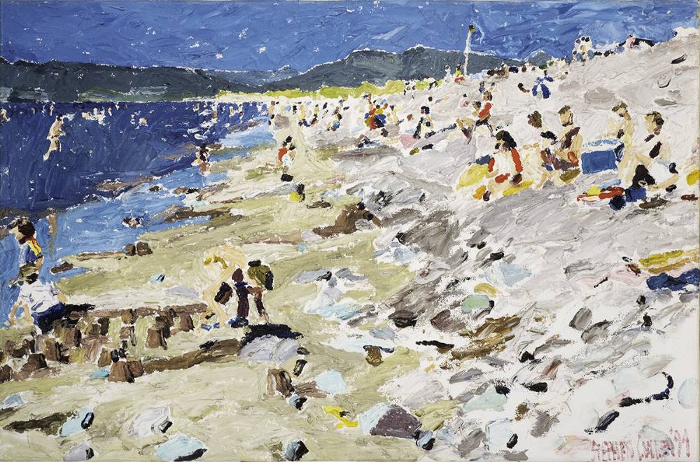 ROSSBEIGH STRAND, COUNTY KERRY, 1999 by Stephen Cullen sold for 580 at Whyte's Auctions