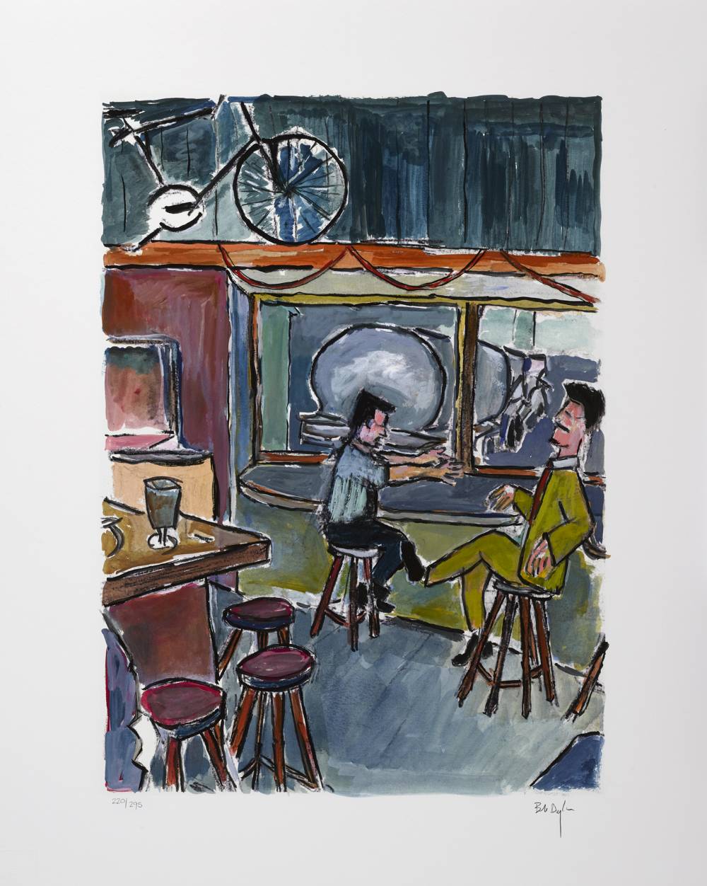 TRUCK STOP [THE DRAWN BLANK SERIES], 2009 by Bob Dylan sold for 2,200 at Whyte's Auctions