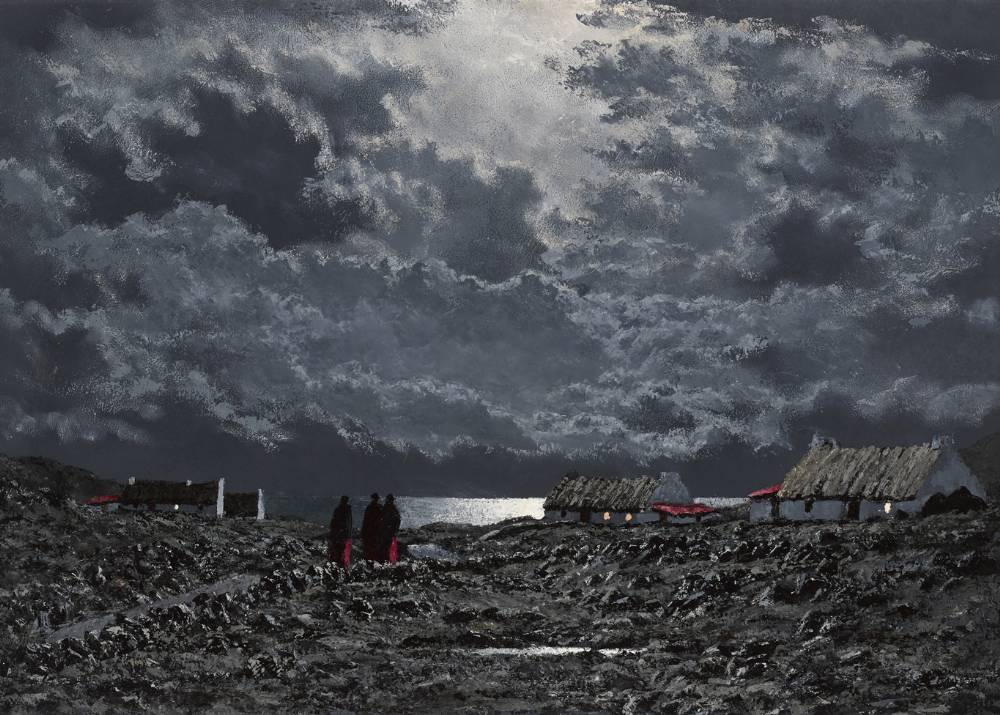 NIGHT - CONNEMARA COAST by Ciaran Clear sold for 6,400 at Whyte's Auctions