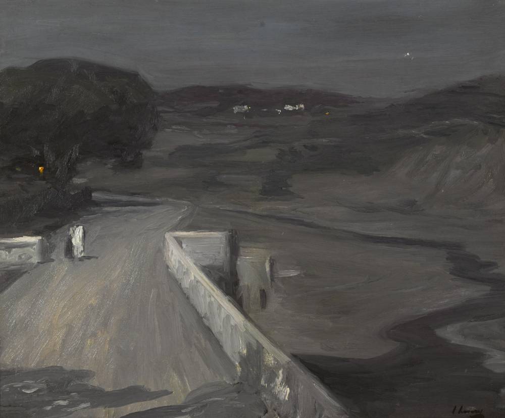 MOONLIGHT - THE BRIDGE, 1912 by Sir John Lavery sold for €30,000 at Whyte's Auctions