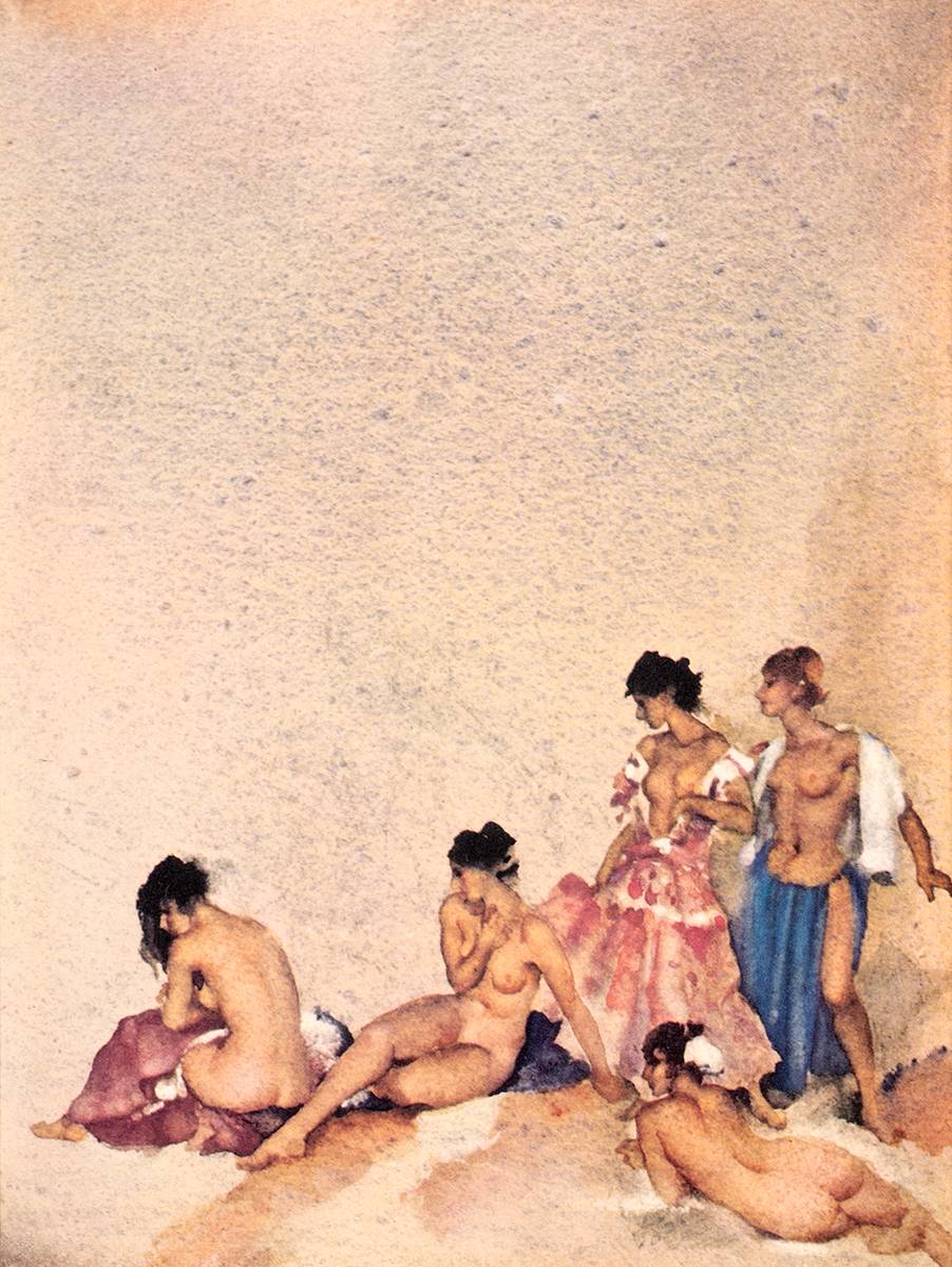 MUTINOUS MAIDS by Sir William Russell Flint sold for 110 at Whyte's Auctions