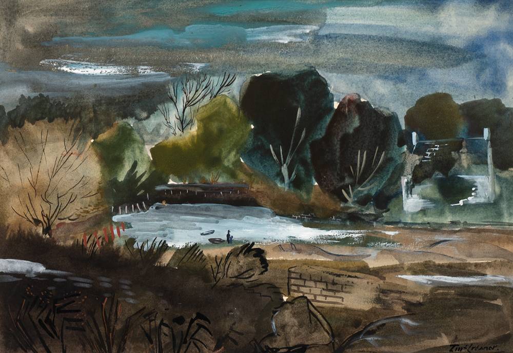 EVENING LANDSCAPE by Tom McCreanor sold for 95 at Whyte's Auctions