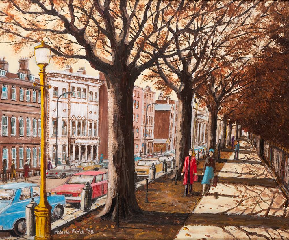 ST. STEPHEN'S GREEN, DUBLIN, 1978 by Frank Feld sold for 190 at Whyte's Auctions