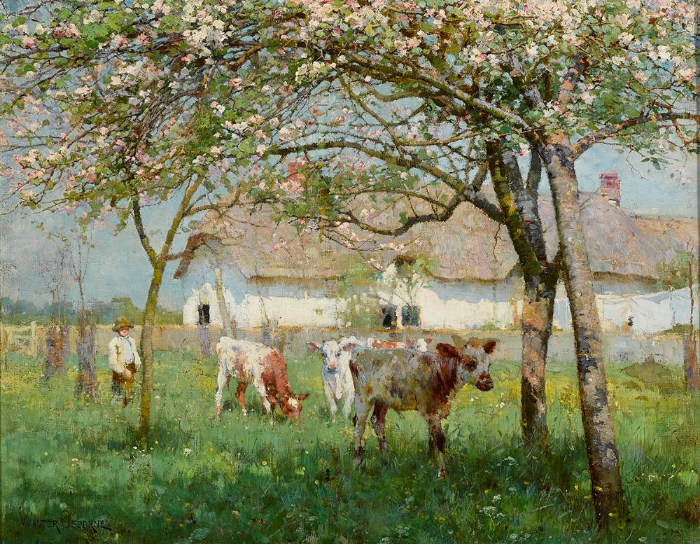 SUNSHINE AND BLOSSOM, 1885 by Walter Frederick Osborne sold for 160,000 at Whyte's Auctions
