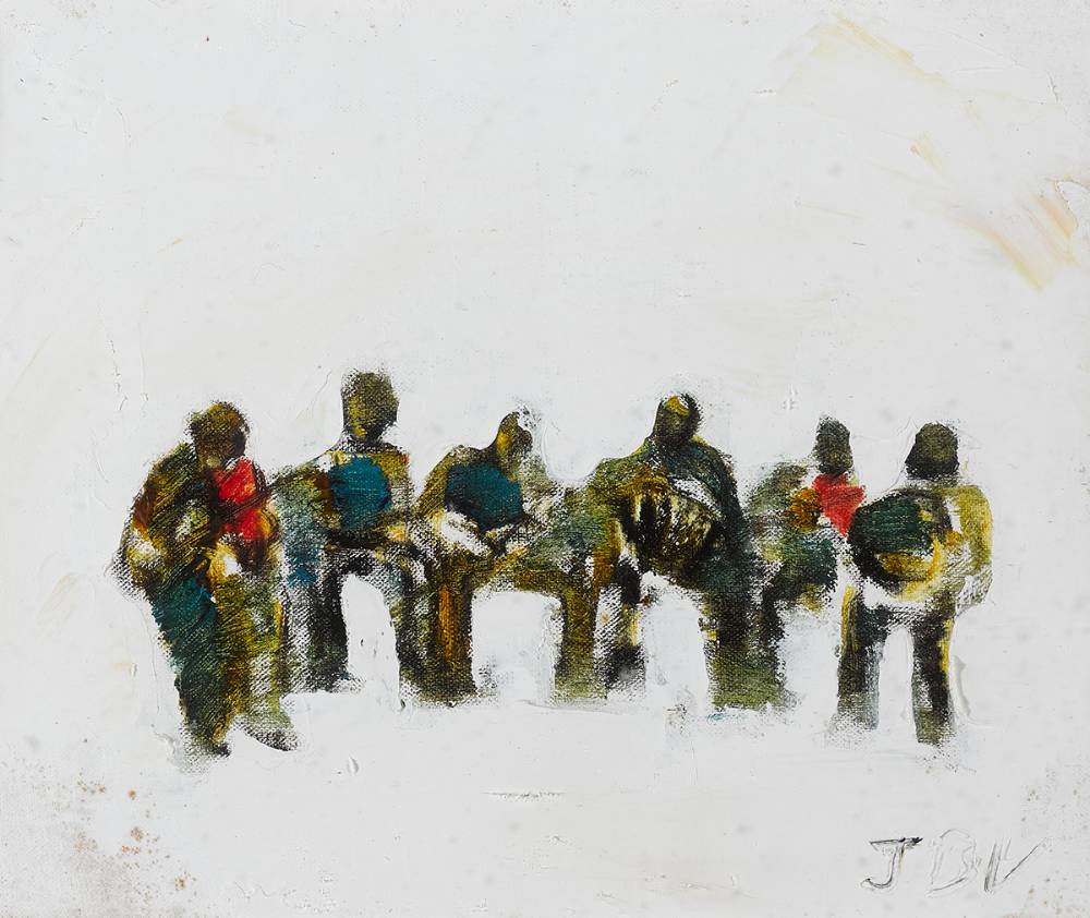 MUSICIANS by John B. Vallely sold for 2,600 at Whyte's Auctions