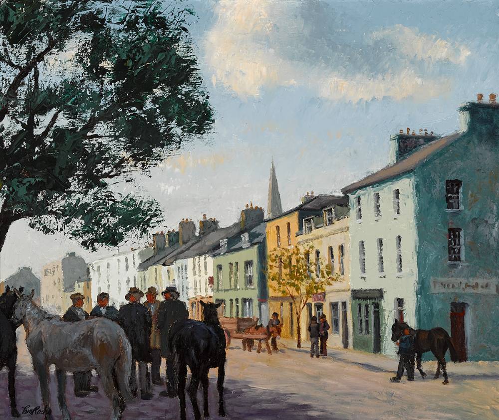 CLIFDEN, COUNTY GALWAY by Tom Roche (b.1940) at Whyte's Auctions