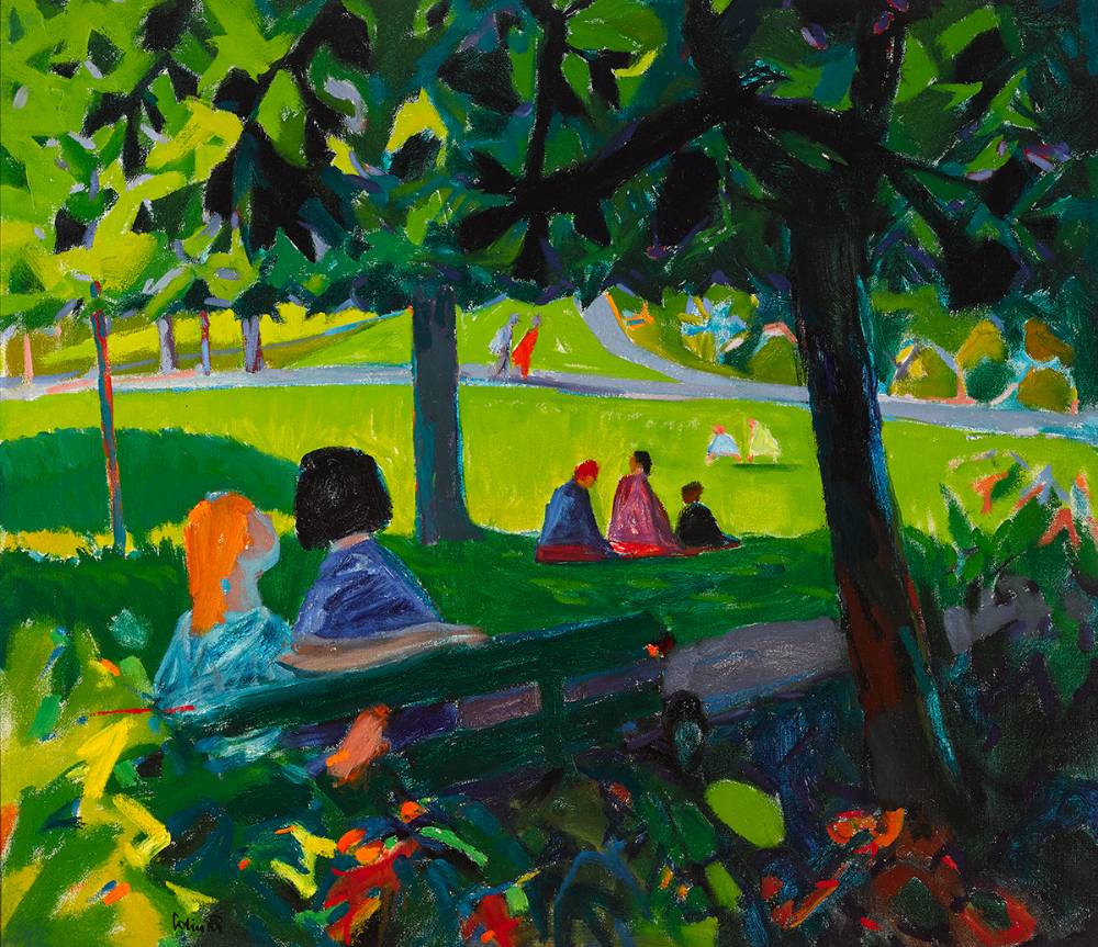 THE PARK: COLERAINE, 1956 by Colin Middleton sold for 44,000 at Whyte's Auctions