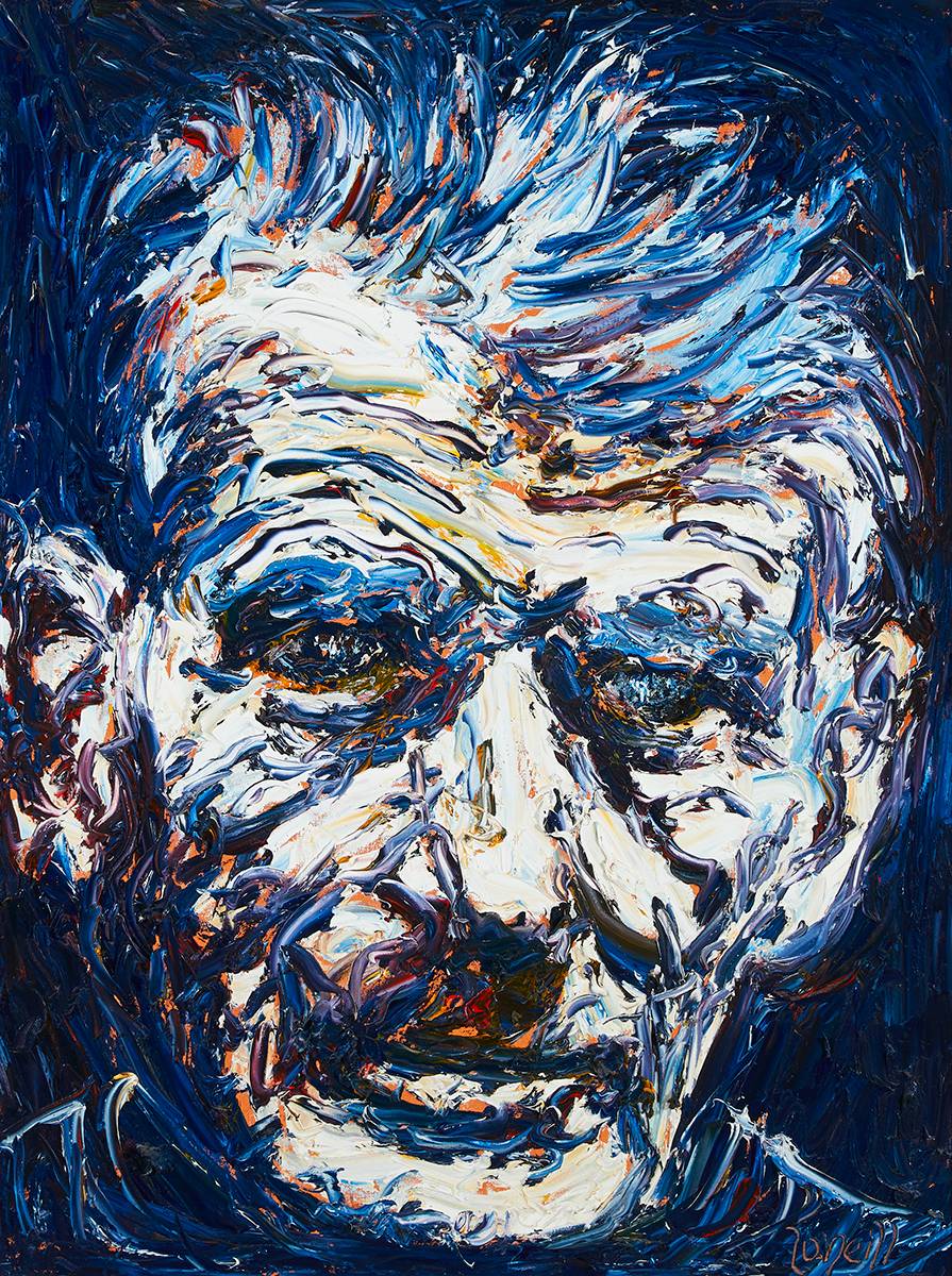 PORTRAIT OF SAMUEL BECKETT by Liam O'Neill (b.1954) at Whyte's Auctions