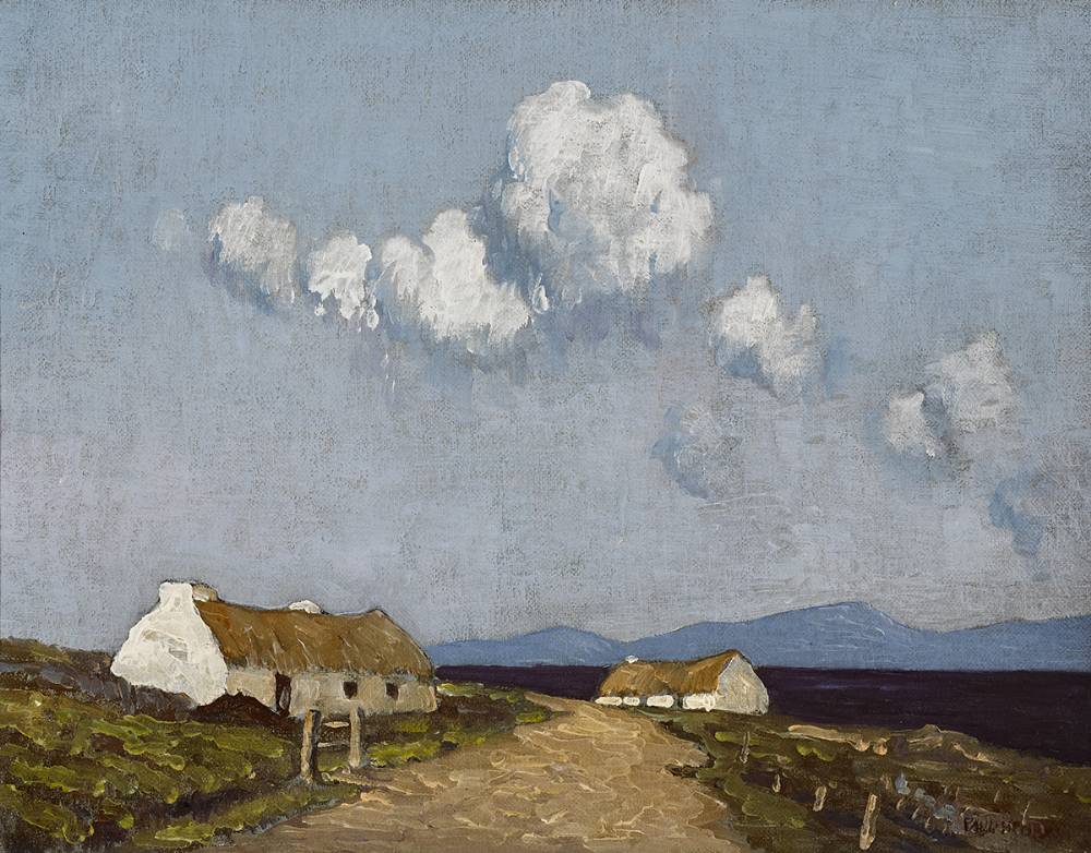 LANDSCAPE, CONNEMARA, 1940s by Paul Henry RHA (1876-1958) at Whyte's Auctions