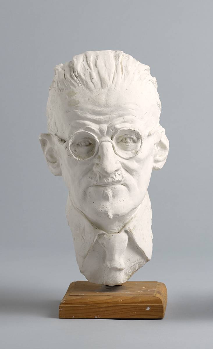 BUST OF JAMES JOYCE, 1982 by Marjorie Fitzgibbon sold for 1,100 at Whyte's Auctions