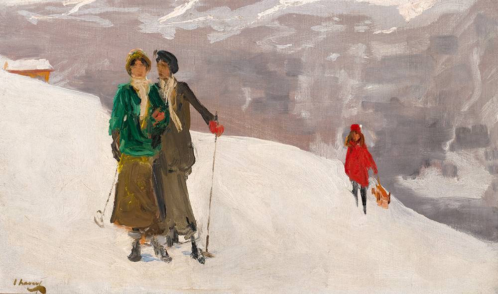 SWITZERLAND [HAZEL AND ALICE], 1913 by Sir John Lavery sold for 230,000 at Whyte's Auctions