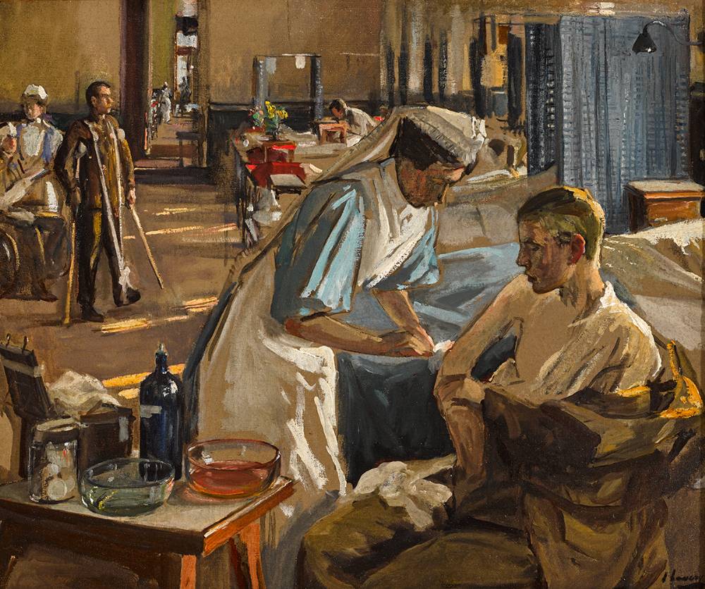 LONDON HOSPITAL, 1914 by Sir John Lavery sold for €64,000 at Whyte's Auctions