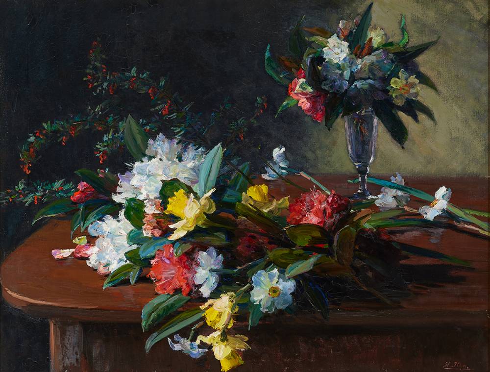 SPRING FLOWERS by Hans Iten sold for 3,600 at Whyte's Auctions