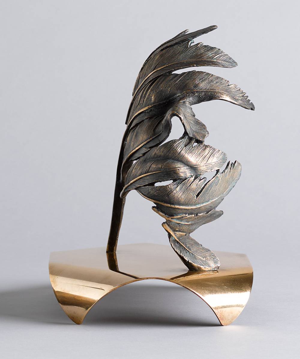 FACE OF FEATHERS by Linda Brunker (b.1966) at Whyte's Auctions