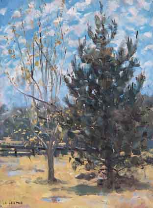 INTERFACING TREES by James le Jeune sold for 1,206 at Whyte's Auctions