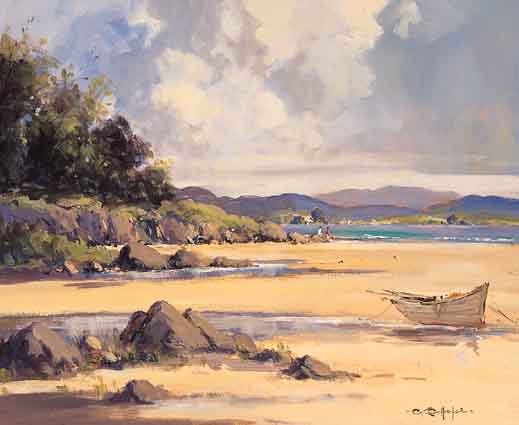 ARDS POINT, NEAR DUNFANAGHY, COUNTY DONEGAL by George K. Gillespie RUA (1924-1995) at Whyte's Auctions
