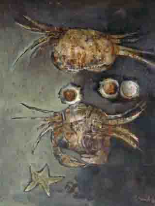 CRABS AND CHESTNUTS by George Campbell RHA (1917-1979) at Whyte's Auctions