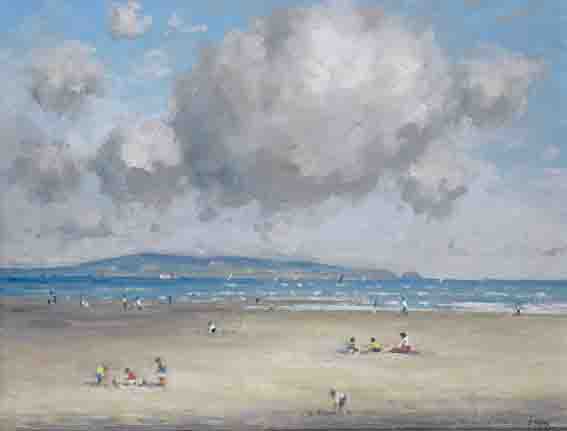 SANDYMOUNT STRAND, LOOKING TOWARDS HOWTH by David Hone PPRHA (1928-2023) at Whyte's Auctions