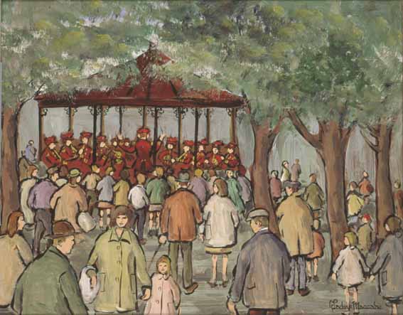 THE BANDSTAND by Gladys Maccabe sold for 5,000 at Whyte's Auctions