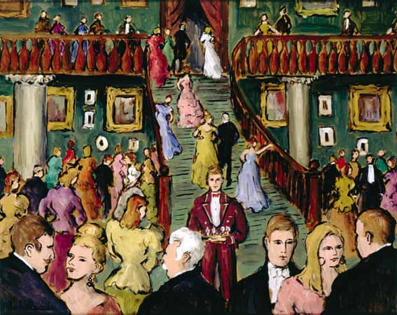 AT THE BALL by Gladys Maccabe MBE HRUA ROI FRSA (1918-2018) at Whyte's Auctions
