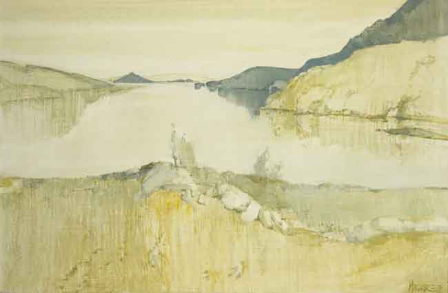 DAWN, KILLARY HARBOUR by Cecil Maguire sold for 7,500 at Whyte's Auctions