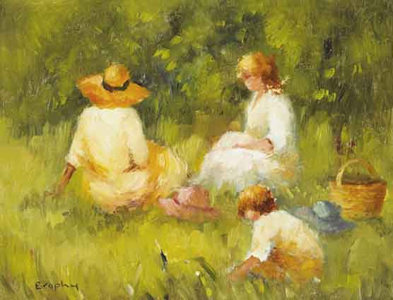 PICNIC DAY by Elizabeth Brophy (1926-2020) at Whyte's Auctions