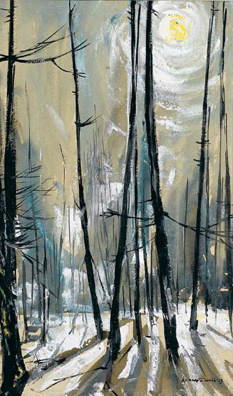 SNOW SCENE by Kenneth Webb sold for 4,600 at Whyte's Auctions