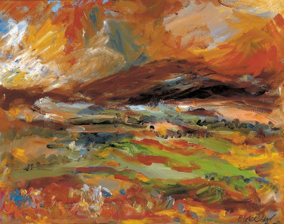 MOUNTAIN LANDSCAPE by Basil Blackshaw HRHA RUA (1932-2016) at Whyte's Auctions