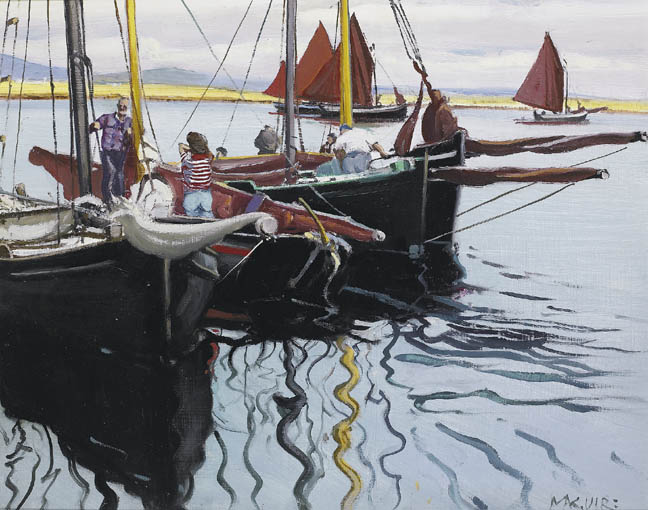 REGATTA, ROUNDSTONE by Cecil Maguire sold for 8,000 at Whyte's Auctions