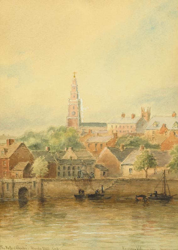 THE BELLS OF SHANDON, SHANDON STEEPLE, CORK by Alexander Williams RHA (1846-1930) at Whyte's Auctions