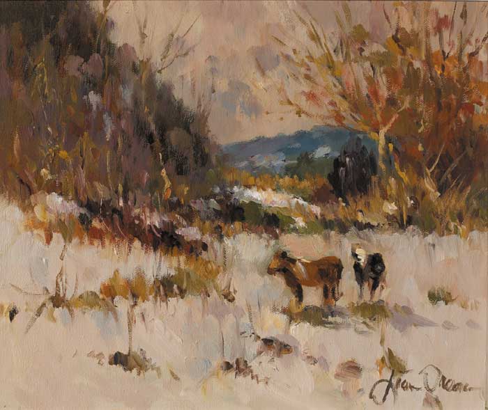 AFTER SNOW STORM by Liam Treacy sold for 1,400 at Whyte's Auctions