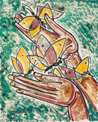 HANDS OF BUTTERFLIES by Basil Ivan Rkczi (1908-1979) at Whyte's Auctions