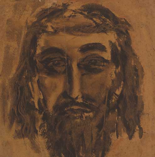 HEAD OF CHRIST by George Campbell RHA (1917-1979) at Whyte's Auctions