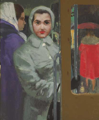 ON THE BUS (I) by Patrick Leonard HRHA (1918-2005) at Whyte's Auctions