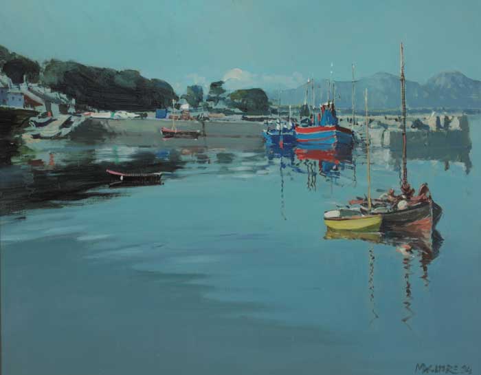 SUMMER AFTERNOON, ROUNDSTONE, CONNEMARA, 1984 by Cecil Maguire sold for 7,500 at Whyte's Auctions