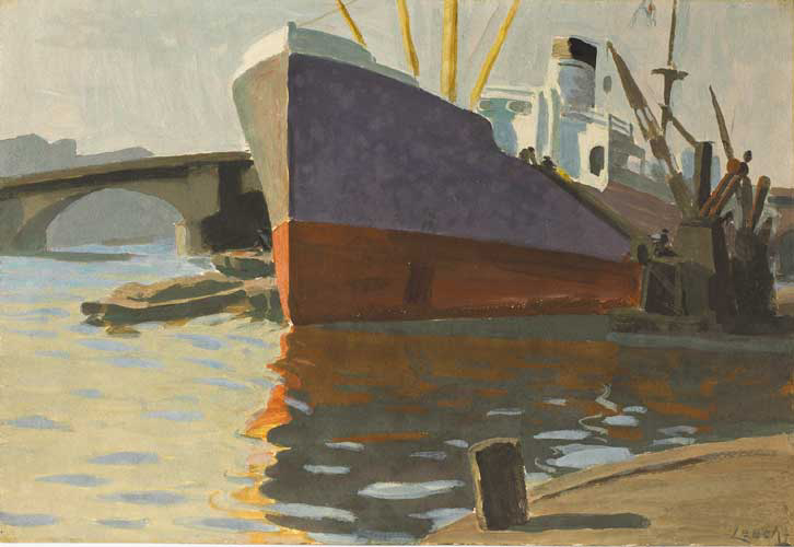 THE POOL OF LONDON, circa 1939 by William John Leech RHA ROI (1881-1968) at Whyte's Auctions