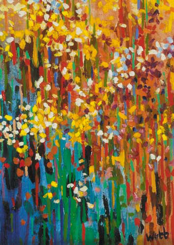 WILD FLOWER MEADOW by Kenneth Webb sold for 3,600 at Whyte's Auctions