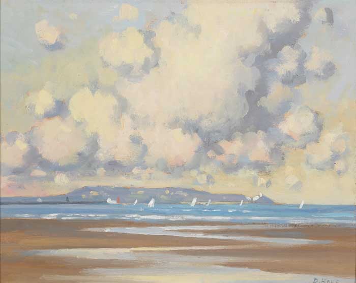 EVENING, SANDYMOUNT STRAND by David Hone PPRHA (1928-2023) at Whyte's Auctions