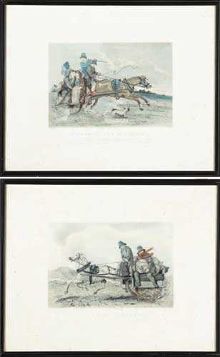 DONNYBROOK TO DUBLIN and DROGHEDA TO DUNDALK (A PAIR) by Robert Richard Scanlan (1801-1876) at Whyte's Auctions