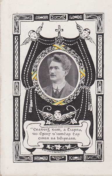 1917. Thomas Ashe In Memoriam cards, also printed poems, etc. at Whyte's Auctions