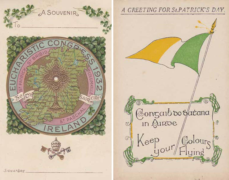 1920-40 Fergus O'Connor, Publisher: two sample books of greetings cards including Sinn Fin and Cumann na mBan types, and a small archive of other items at Whyte's Auctions