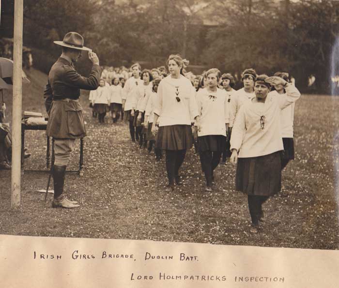 Circa 1920. Irish Girls Brigade, Dublin Battalion, photographs at Whyte's Auctions