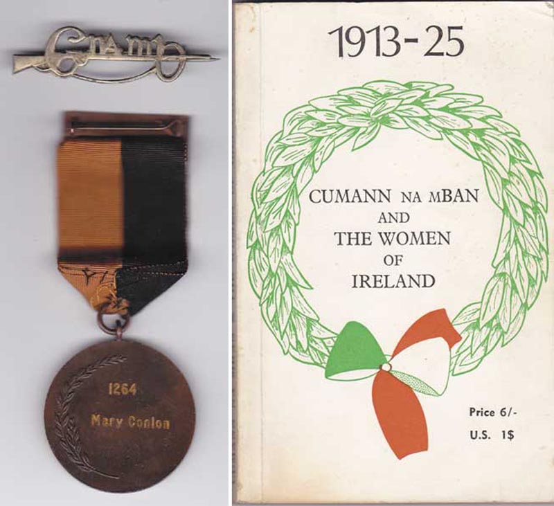 Cumann na mBan Badge and 1919-21 War of Independence Medal officially inscribed 1264 to Mary ("May")Conlon, founder of the Shandon Branch at Whyte's Auctions