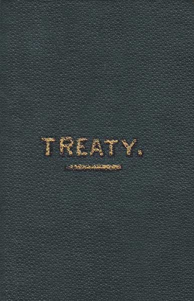 1921. The Treaty. Miniature copy made by Hugh Kennedy, Dil ireann Legal Advisor, for his reference at Whyte's Auctions