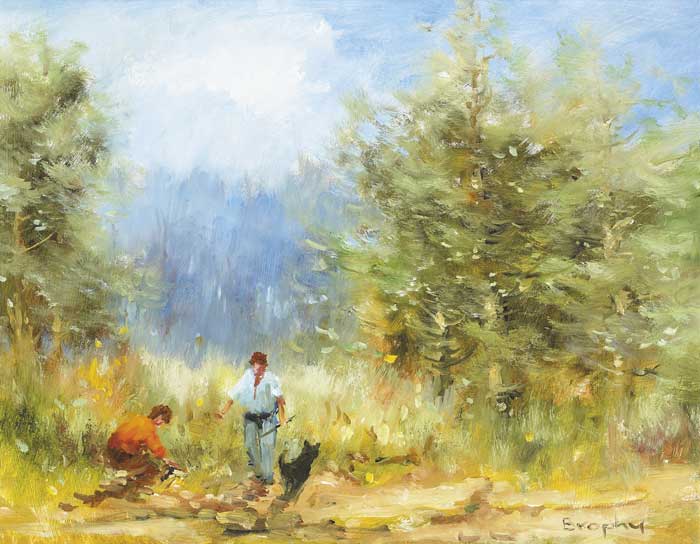 BOYS IN THE FOREST by Elizabeth Brophy sold for 1,500 at Whyte's Auctions