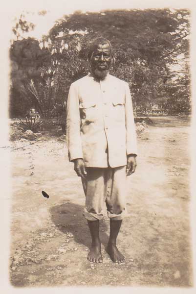 1926. Rare Photograph of Matthew Wellington, Sole Survivor of The Party of Natives, Who Carried Livingstones Body to The Coast" at Whyte's Auctions