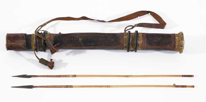 African Tribal Arrows (2) in A Quiver at Whyte's Auctions
